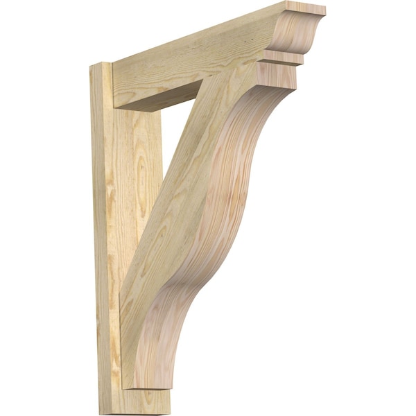Ekena Millwork Funston Rough Sawn Traditional Outlooker, Douglas Fir, 6"W x 26"D x 30"H OUT06X26X30FST01RDF - main